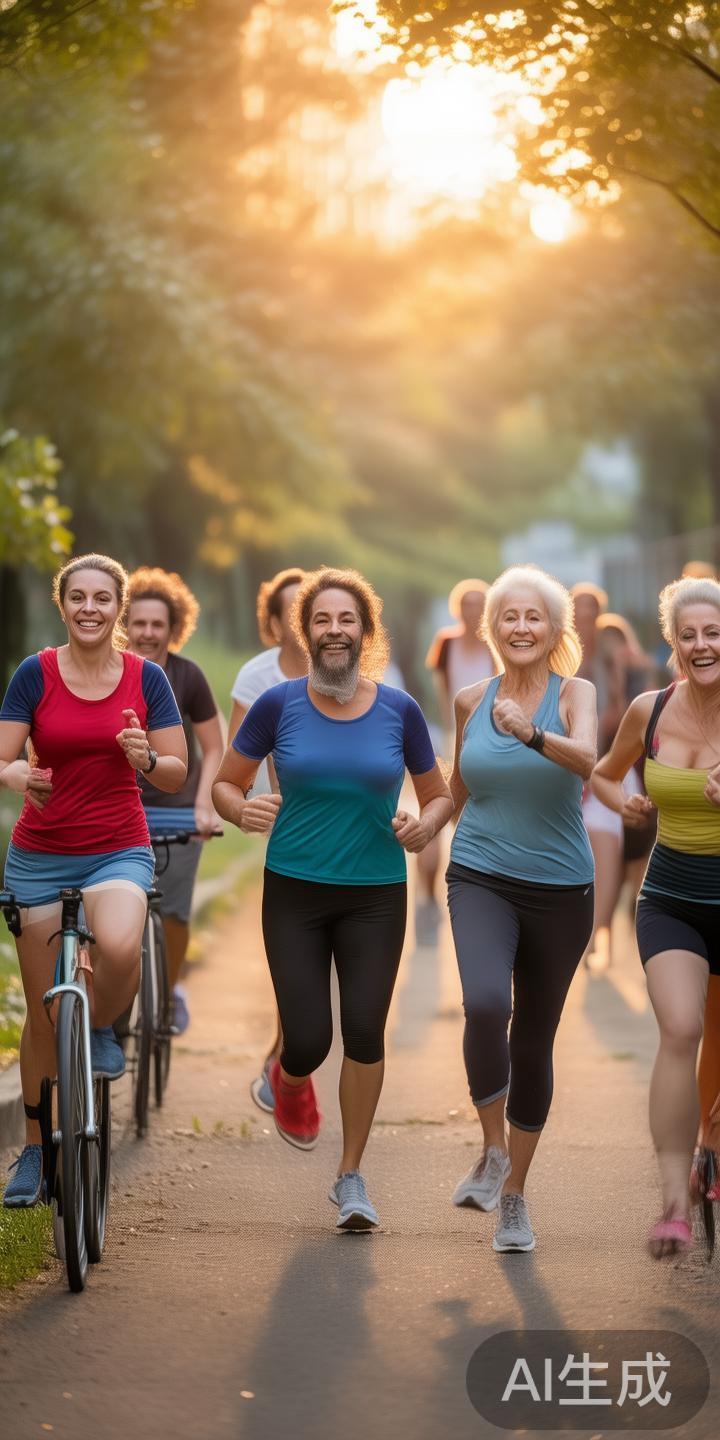 体育运动可以有效改善身体机能，增强免疫力，缓解压力