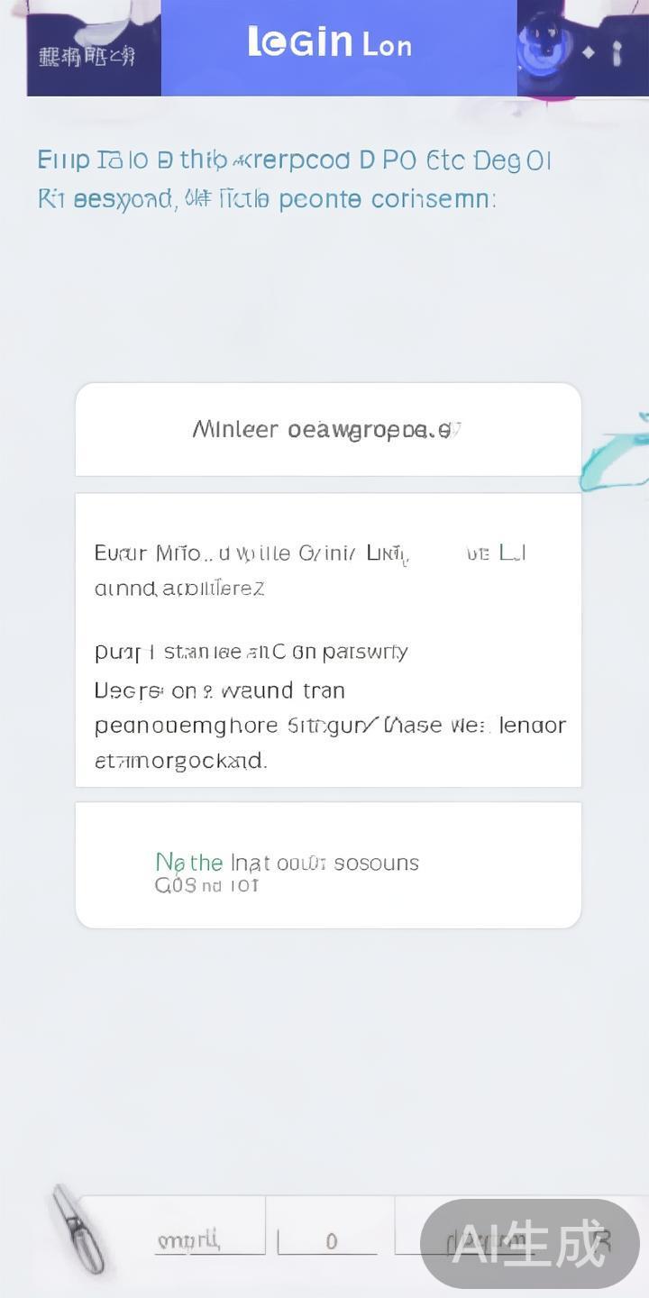 进入登录界面后，需正确填写注册时使用的账号和密码。